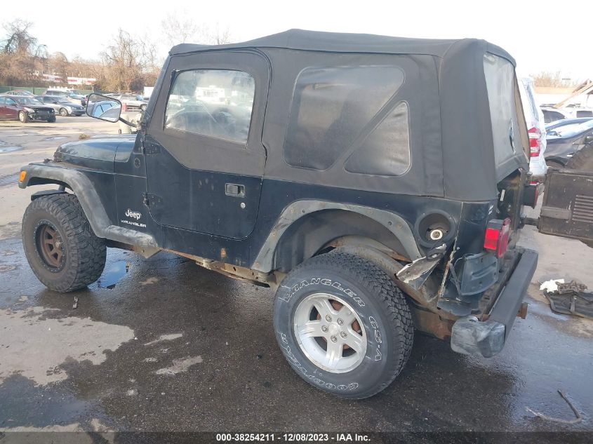 2004 Jeep Wrangler Se VIN: 1J4FA291X4P753993 Lot: 38254211