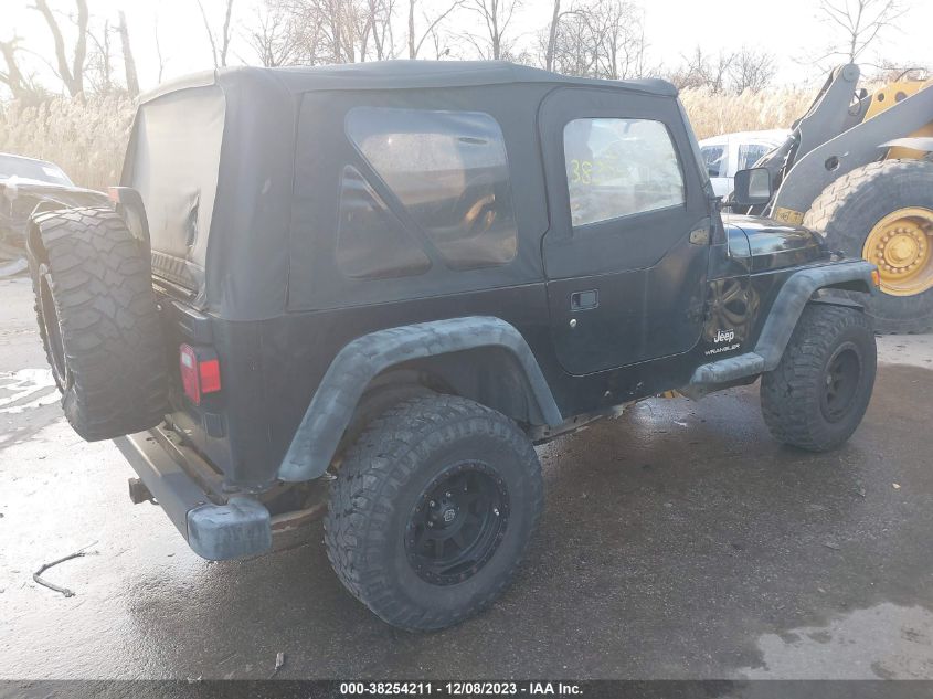2004 Jeep Wrangler Se VIN: 1J4FA291X4P753993 Lot: 38254211