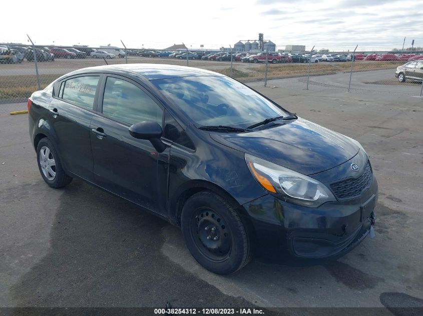 2013 Kia Rio Lx VIN: KNADM4A38D6109439 Lot: 38254312