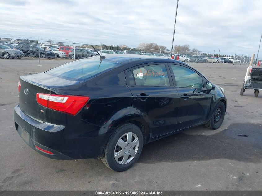 2013 Kia Rio Lx VIN: KNADM4A38D6109439 Lot: 38254312