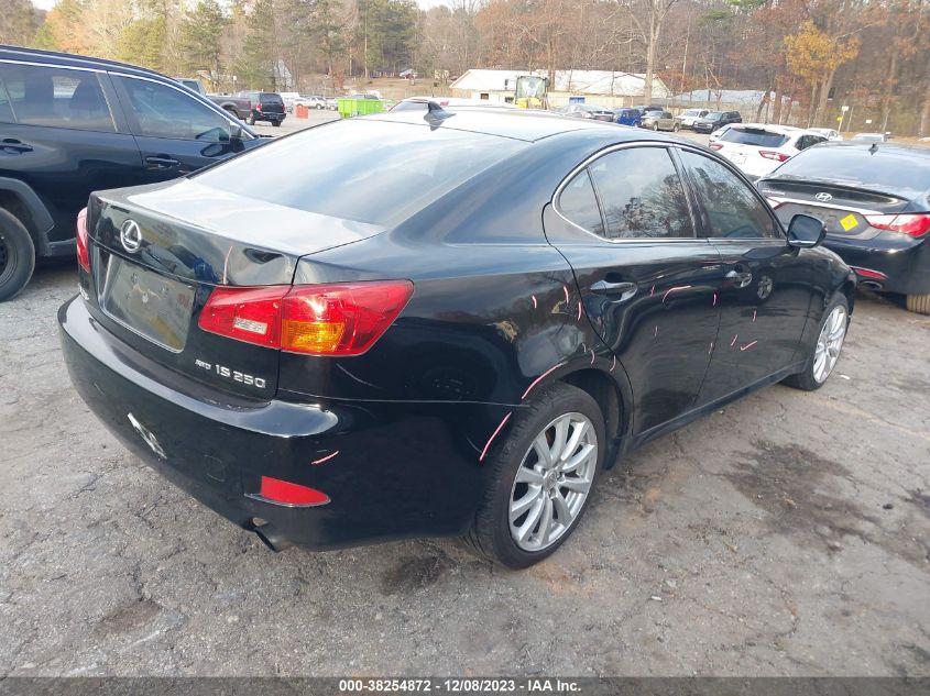 2007 Lexus Is 250 VIN: JTHCK262275008088 Lot: 38254872