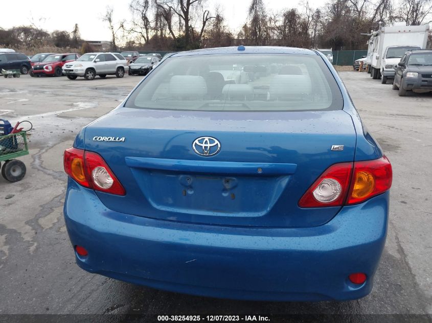 2009 Toyota Corolla Le VIN: JTDBL40E89J028011 Lot: 38254925