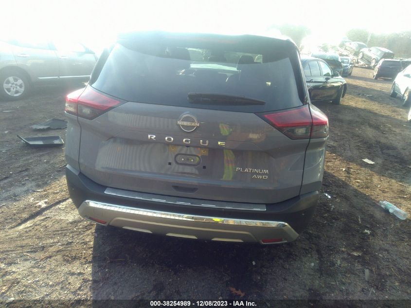 2022 Nissan Rogue Platinum Intelligent Awd VIN: JN8BT3DD8NW271427 Lot: 38254989