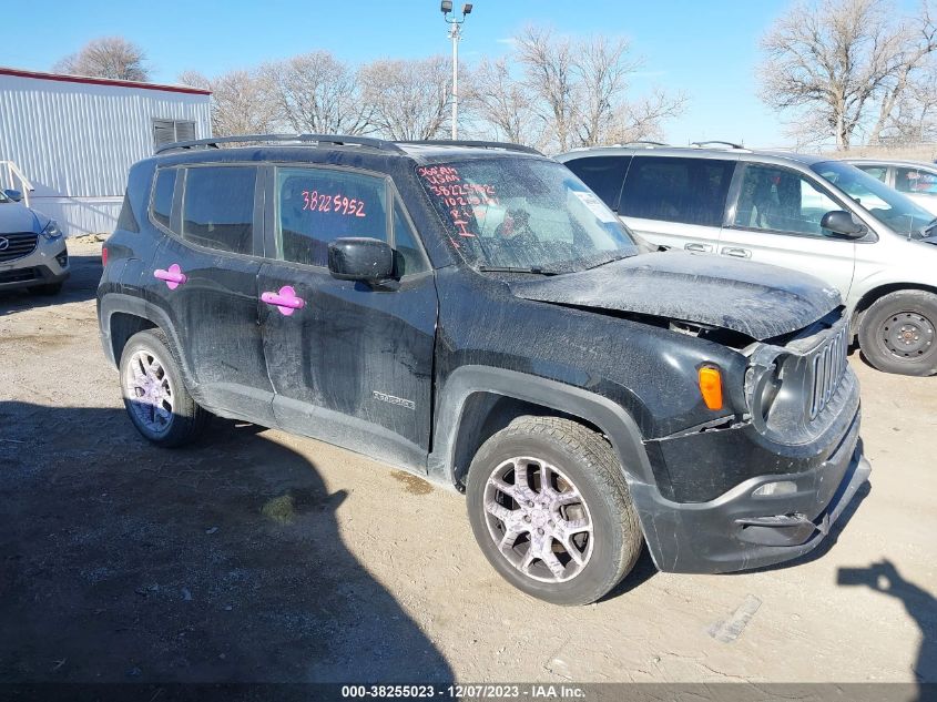 2018 Jeep Renegade Latitude 4X4 VIN: ZACCJBBB4JPJ04486 Lot: 38255023