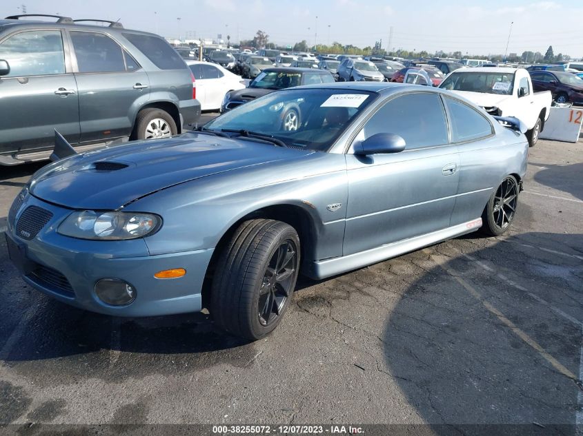 2005 Pontiac Gto VIN: 6G2VX12U85L430654 Lot: 38255072