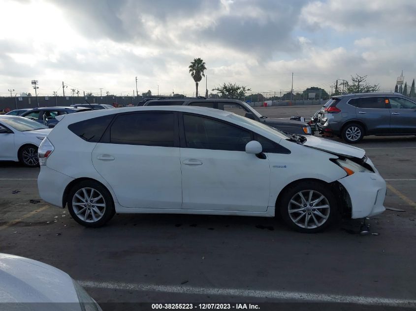 2012 Toyota Prius V Five VIN: JTDZN3EU3C3121016 Lot: 38255223