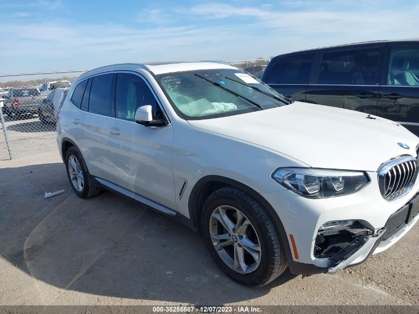 5UXTR7C54KLF25083 2019 BMW X3 Sdrive30I