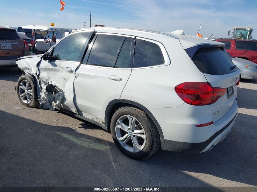 5UXTR7C54KLF25083 2019 BMW X3 Sdrive30I