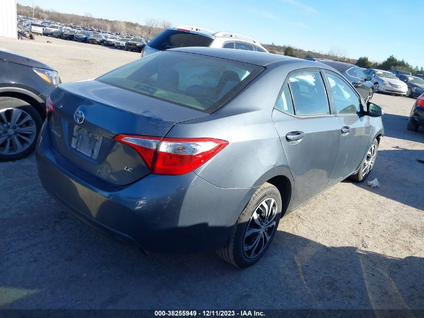 2015 Toyota Corolla Le VIN: 5YFBURHEXFP306137 Lot: 38255949