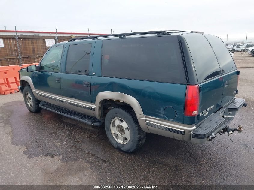 1998 GMC Suburban 1500 Sl VIN: 1GKFK16RXWJ713382 Lot: 38256013