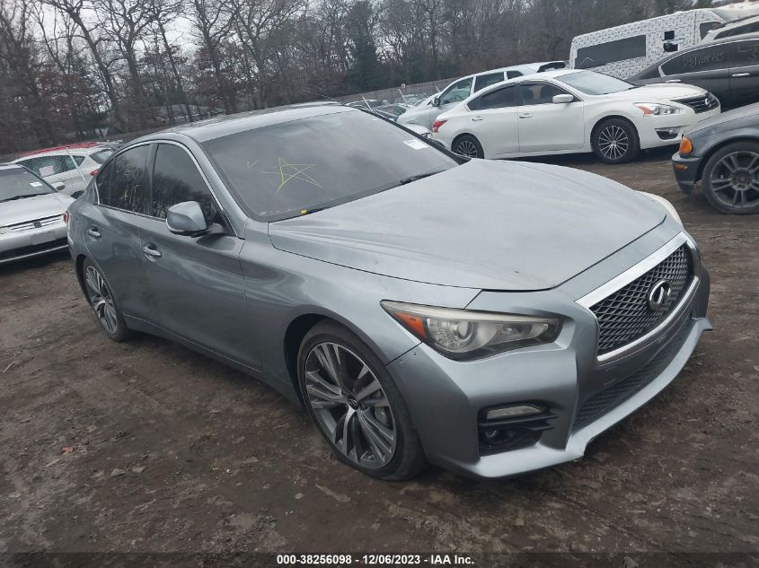 2014 Infiniti Q50 Sport VIN: JN1BV7AP9EM680322 Lot: 38256098