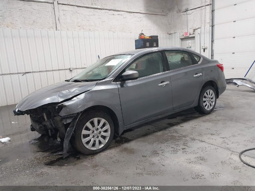 2016 Nissan Sentra S VIN: 3N1AB7AP2GY284091 Lot: 38256126