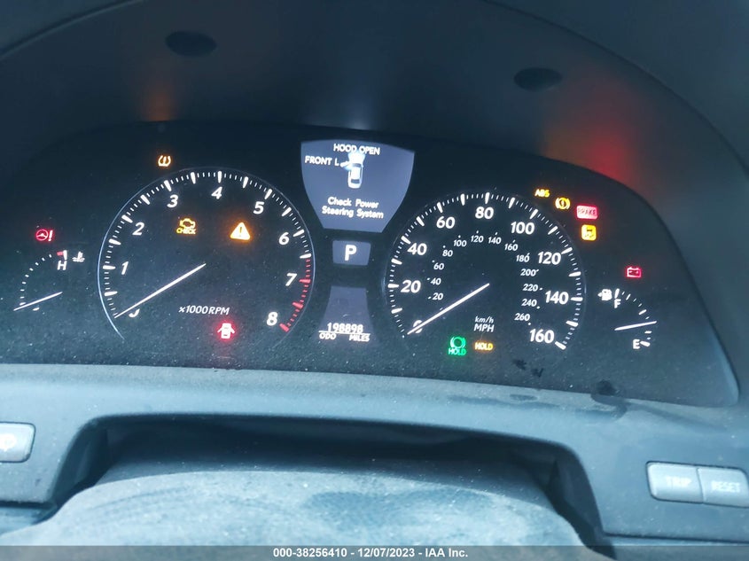 2011 Lexus Ls 460 VIN: JTHCL5EF8B5009998 Lot: 38256410