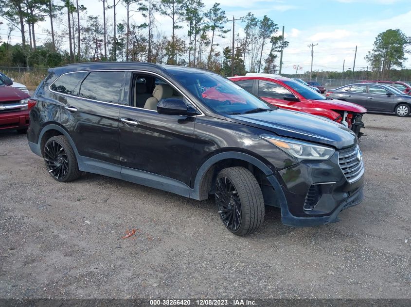 2017 Hyundai Santa Fe Se VIN: KM8SM4HF4HU197168 Lot: 38256420