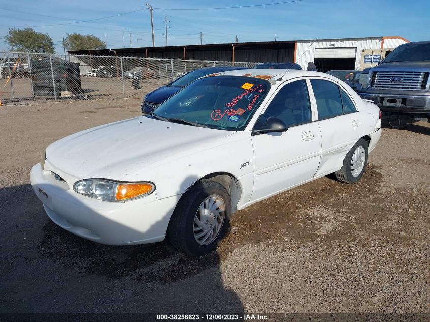 1998 Ford Escort Se VIN: 1FAFP13P6WW242422 Lot: 38256623