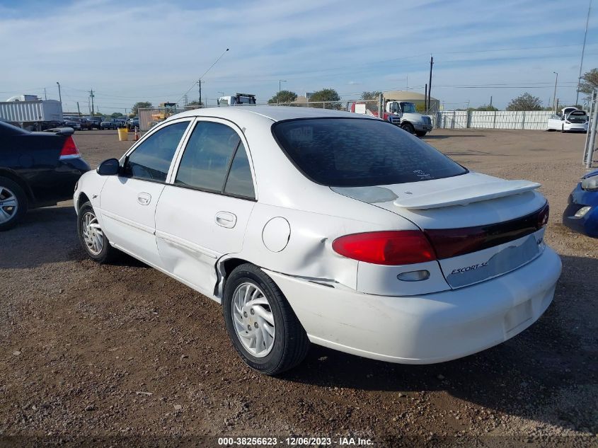 1998 Ford Escort Se VIN: 1FAFP13P6WW242422 Lot: 38256623