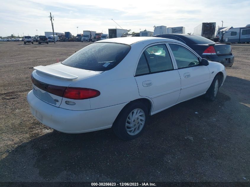 1998 Ford Escort Se VIN: 1FAFP13P6WW242422 Lot: 38256623