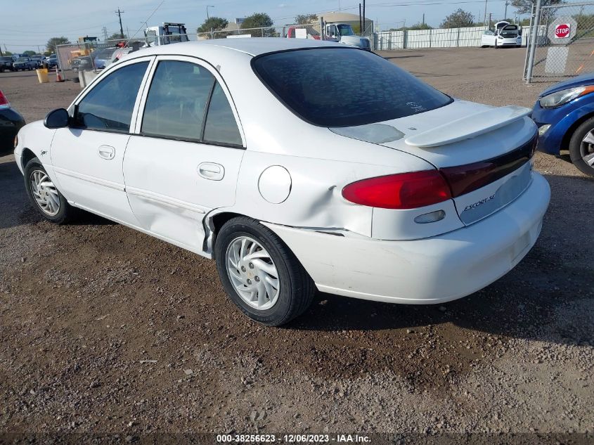 1998 Ford Escort Se VIN: 1FAFP13P6WW242422 Lot: 38256623