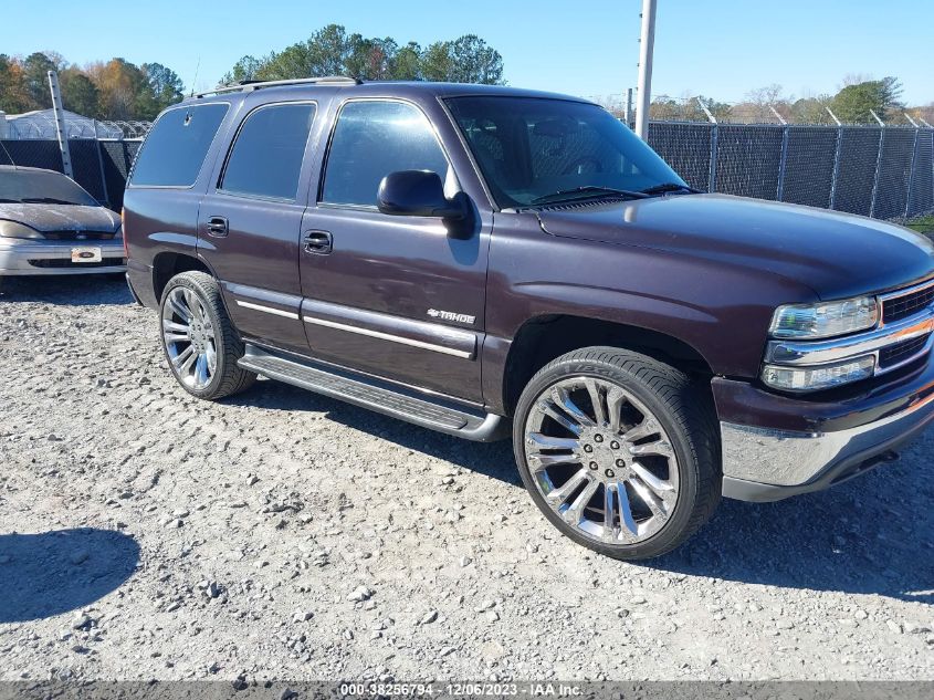 2001 Chevrolet Tahoe Lt VIN: 1GNEK13T31J180427 Lot: 39777603