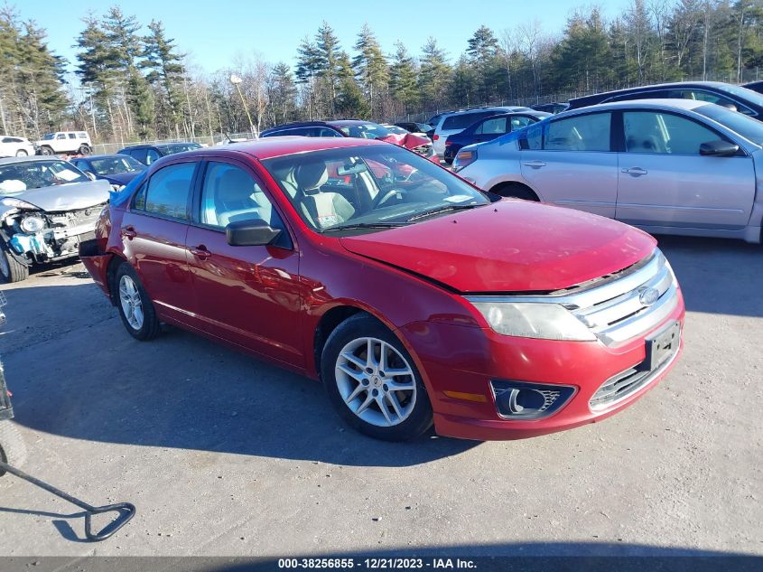 2010 Ford Fusion S VIN: 3FAHP0GA9AR114535 Lot: 38256855