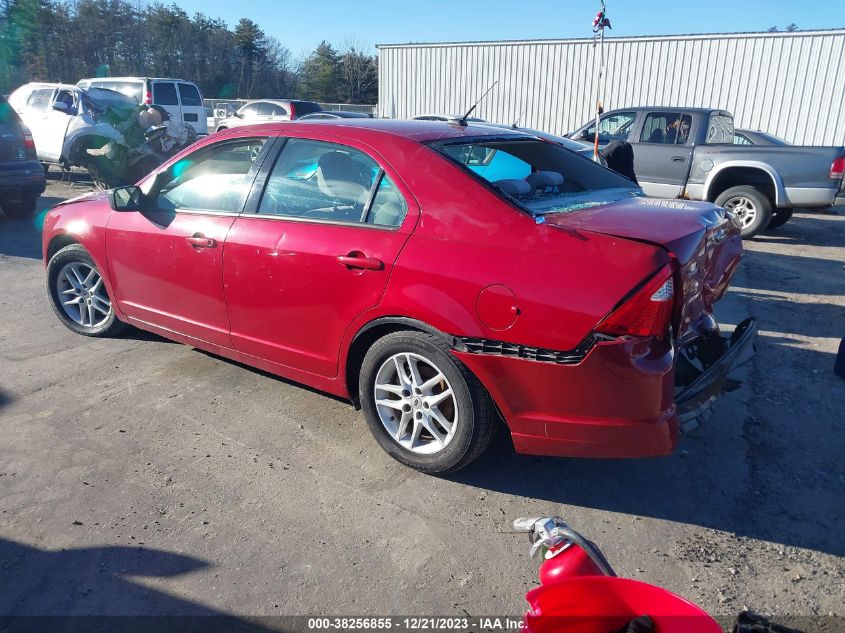 2010 Ford Fusion S VIN: 3FAHP0GA9AR114535 Lot: 38256855