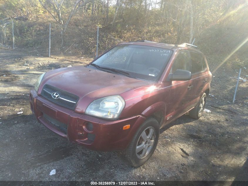 2007 Hyundai Tucson Gls VIN: KM8JM12B97U496718 Lot: 38256979
