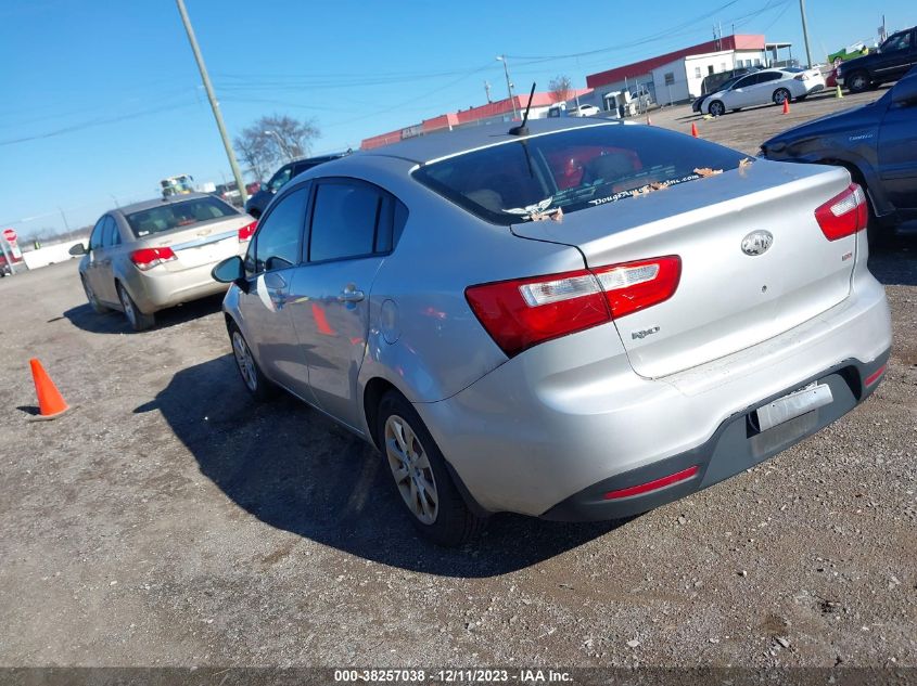 2013 Kia Rio Lx VIN: KNADM4A33D6217404 Lot: 38257038