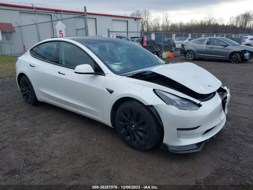 2021 Tesla Model 3 Standard Range Plus Rear-Wheel Drive VIN: 5YJ3E1EA6MF982193 Lot: 38257076