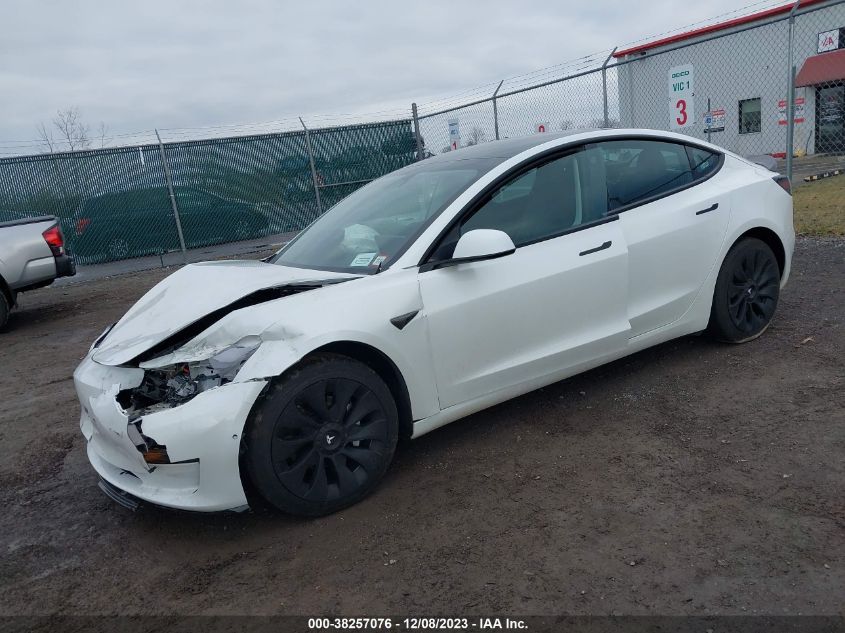 2021 Tesla Model 3 Standard Range Plus Rear-Wheel Drive VIN: 5YJ3E1EA6MF982193 Lot: 38257076