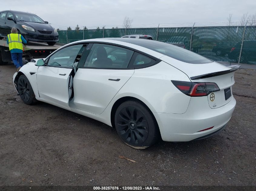 2021 Tesla Model 3 Standard Range Plus Rear-Wheel Drive VIN: 5YJ3E1EA6MF982193 Lot: 38257076