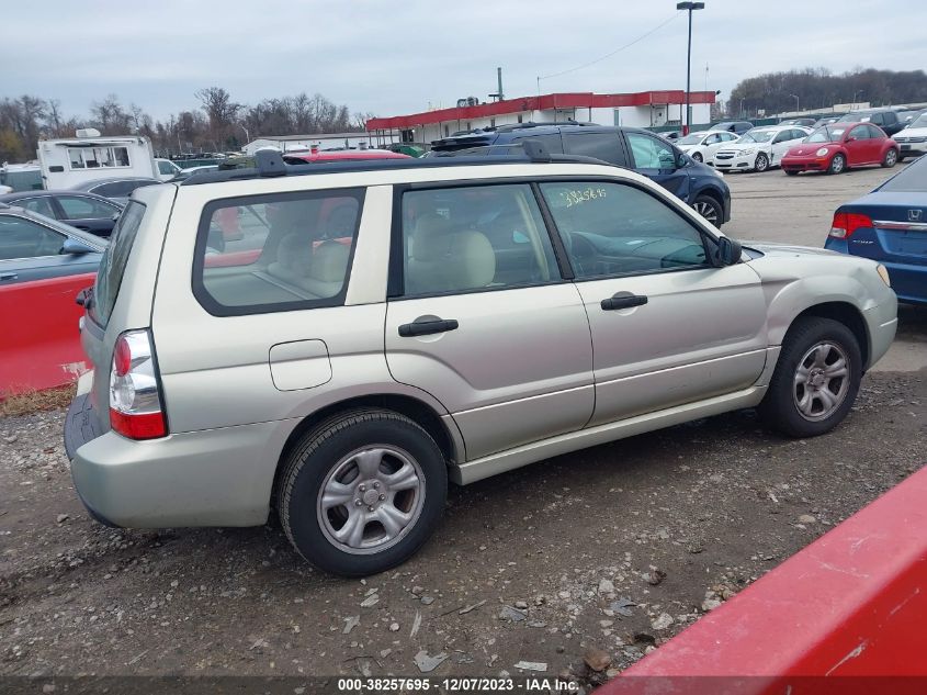 2006 Subaru Forester 2.5X VIN: JF1SG63626H759367 Lot: 38257695