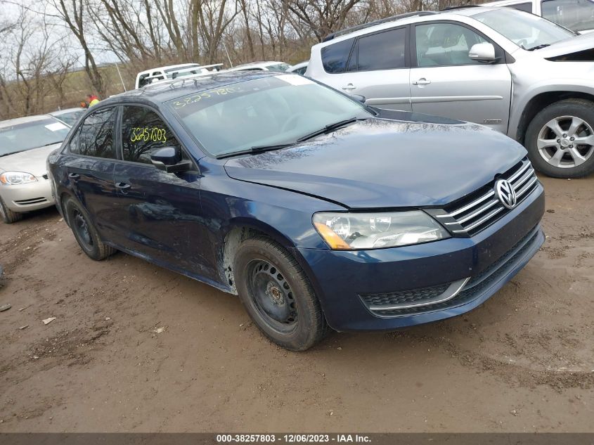 2014 Volkswagen Passat 2.5L S VIN: 1VWAP7A38EC008660 Lot: 38257803