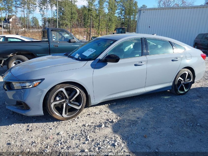 2022 Honda Accord Sport VIN: 1HGCV1F31NA036398 Lot: 38257805