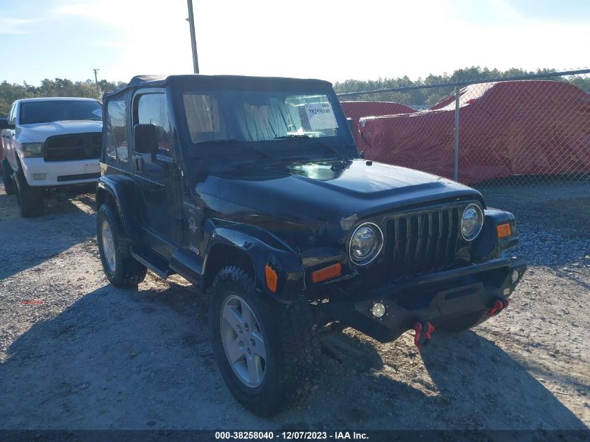 1999 Jeep Wrangler Sahara VIN: 1J4FY49S8XP490780 Lot: 38258040