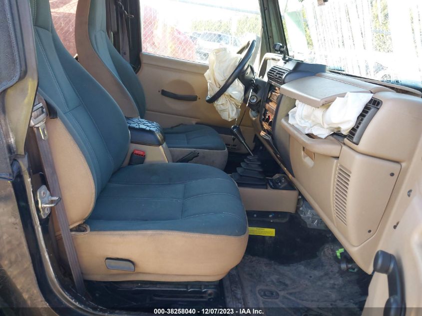 1999 Jeep Wrangler Sahara VIN: 1J4FY49S8XP490780 Lot: 38258040