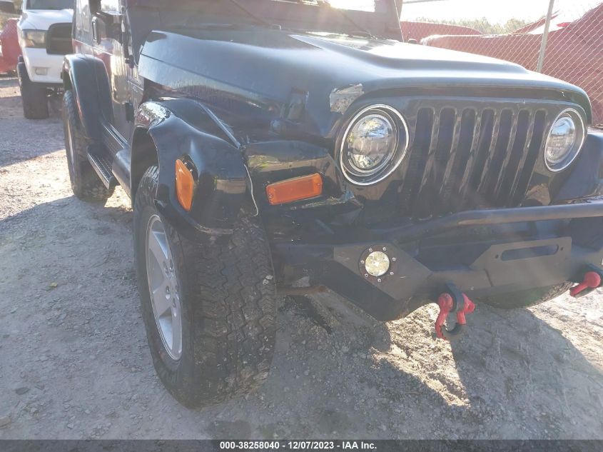 1999 Jeep Wrangler Sahara VIN: 1J4FY49S8XP490780 Lot: 38258040