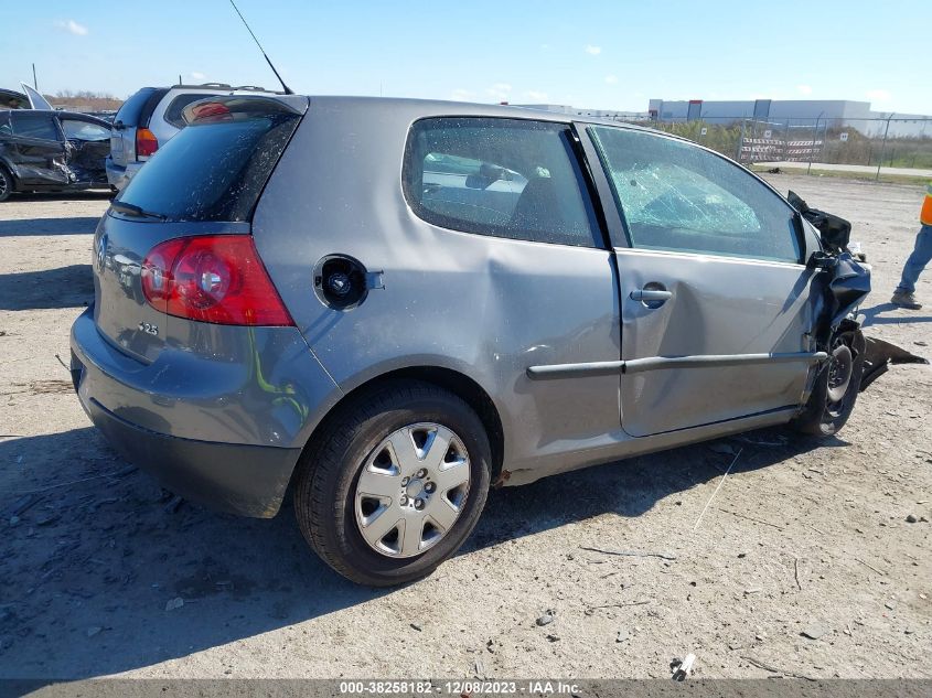 2007 Volkswagen Rabbit 2-Door VIN: WVWAS71K97W136786 Lot: 38258182