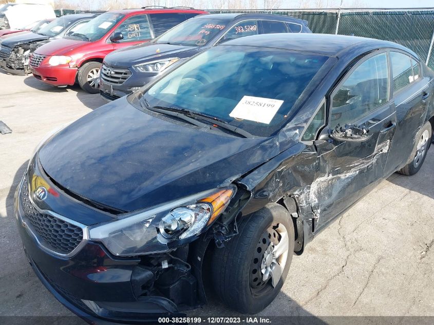 2016 Kia Forte Lx VIN: KNAFK4A69G5616269 Lot: 38258199