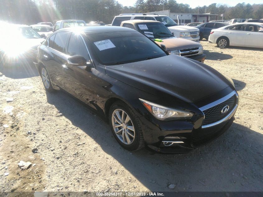 2014 Infiniti Q50 Premium VIN: JN1BV7AR8EM697856 Lot: 38258317