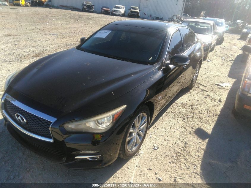 2014 Infiniti Q50 Premium VIN: JN1BV7AR8EM697856 Lot: 38258317