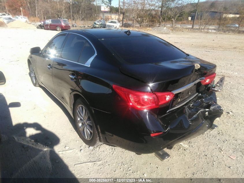 2014 Infiniti Q50 Premium VIN: JN1BV7AR8EM697856 Lot: 38258317