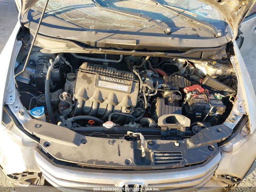 2010 Honda Insight Lx VIN: JHMZE2H50AS019334 Lot: 38258365