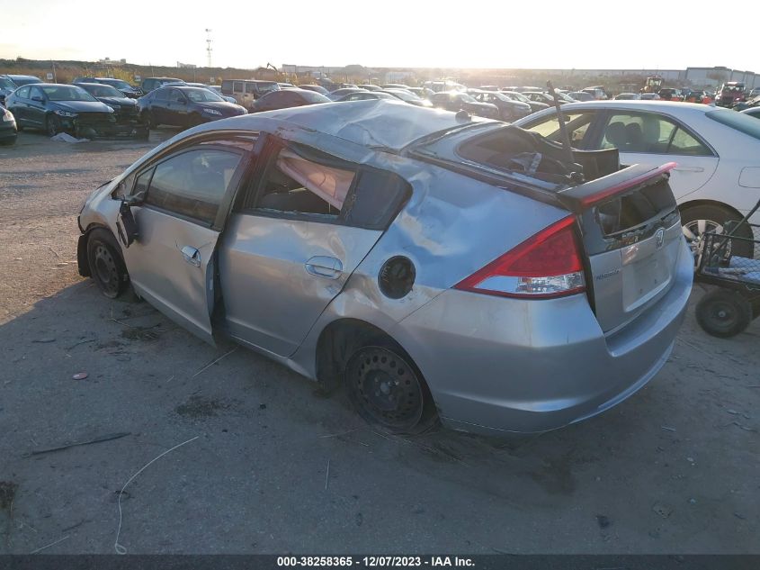 2010 Honda Insight Lx VIN: JHMZE2H50AS019334 Lot: 38258365