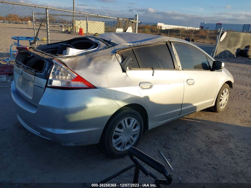 2010 Honda Insight Lx VIN: JHMZE2H50AS019334 Lot: 38258365