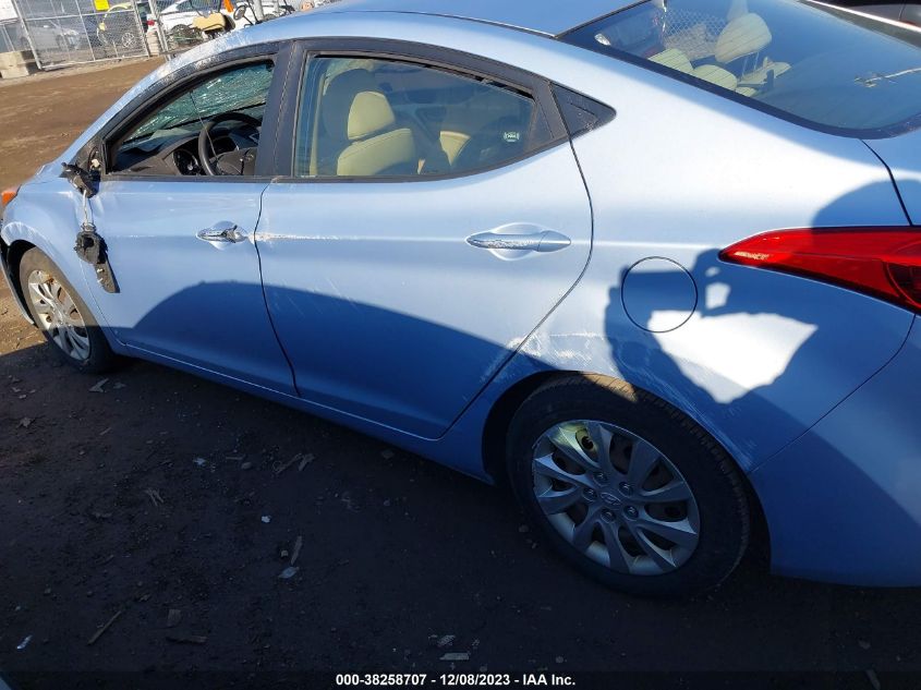 2012 Hyundai Elantra Gls Ulsan Plant VIN: KMHDH4AE4CU454952 Lot: 38258707