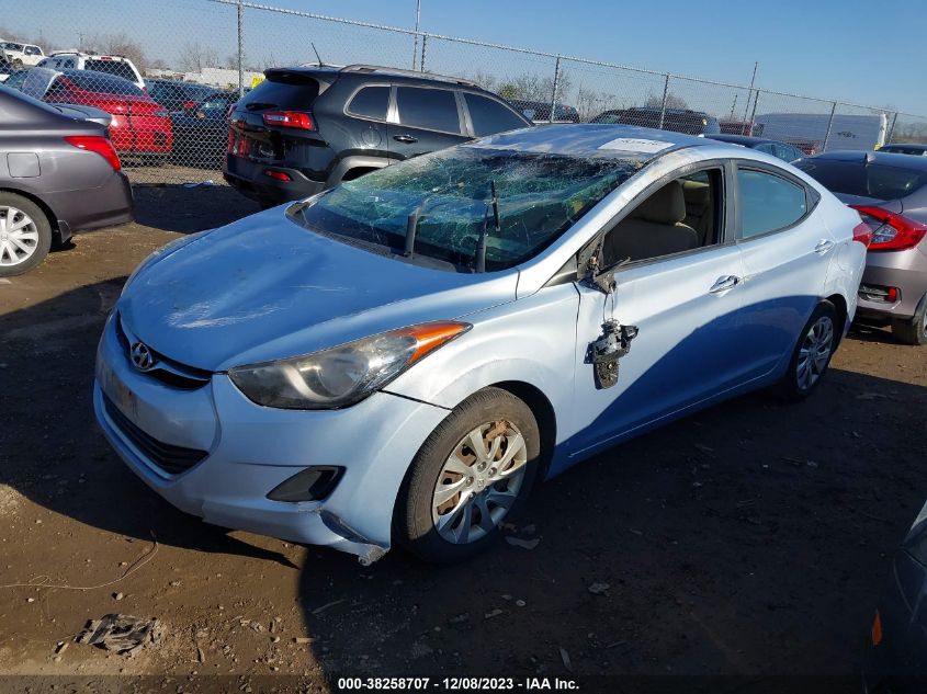 2012 Hyundai Elantra Gls Ulsan Plant VIN: KMHDH4AE4CU454952 Lot: 38258707