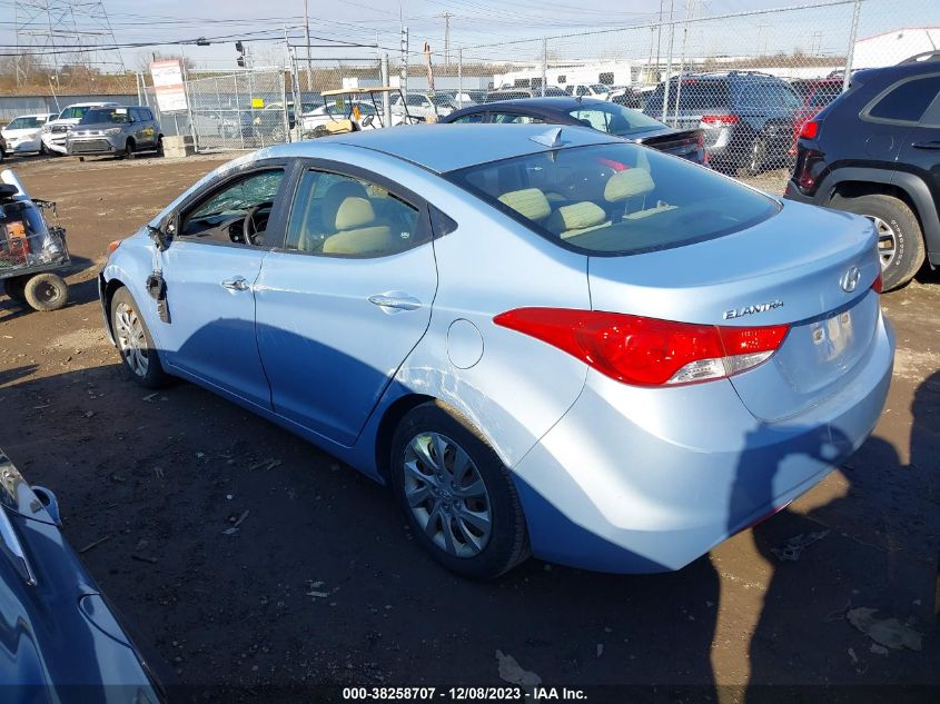 2012 Hyundai Elantra Gls Ulsan Plant VIN: KMHDH4AE4CU454952 Lot: 38258707