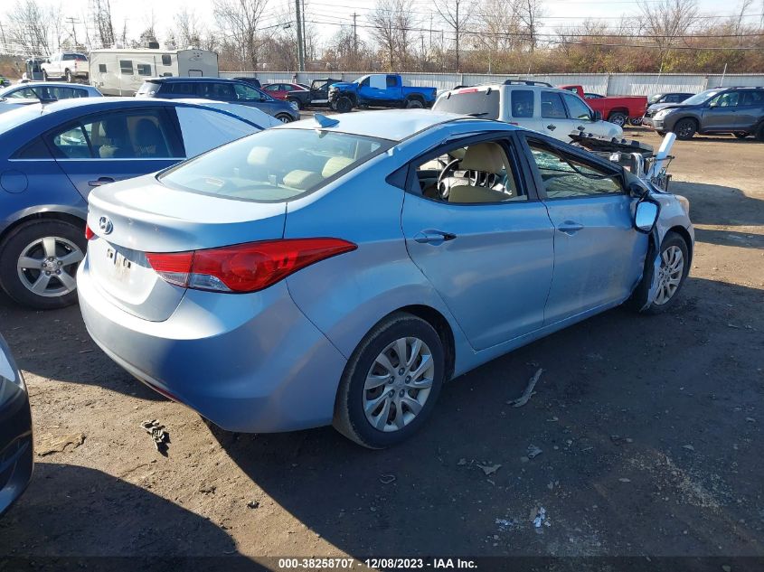 2012 Hyundai Elantra Gls Ulsan Plant VIN: KMHDH4AE4CU454952 Lot: 38258707