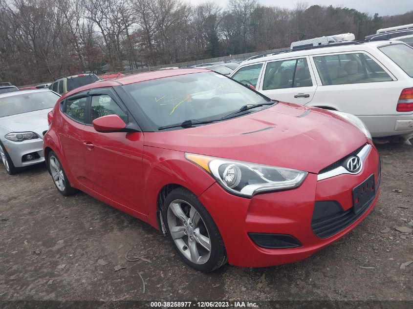 2012 Hyundai Veloster Base W/Gray VIN: KMHTC6ADXCU070302 Lot: 38258977