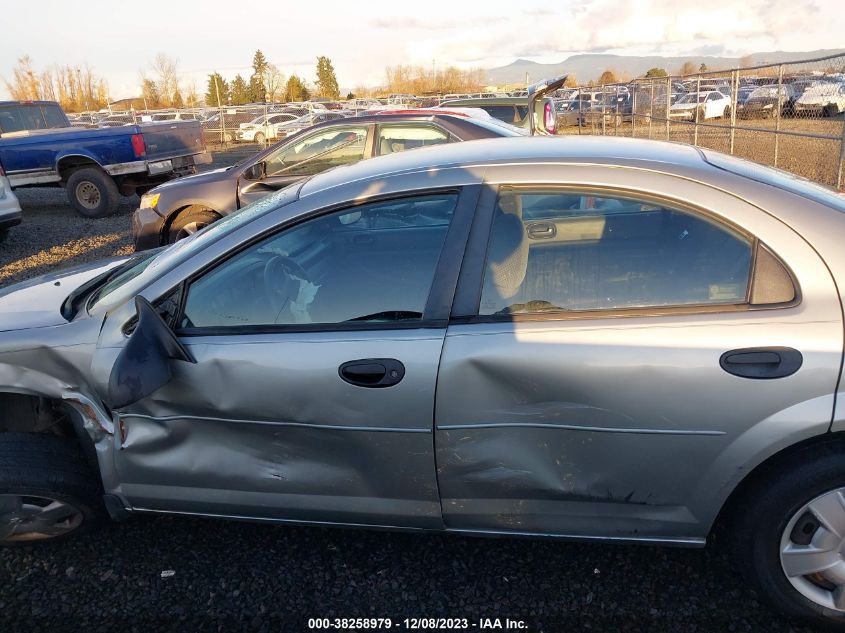 2004 Dodge Stratus Se VIN: 1B3EL36X14N389292 Lot: 38258979